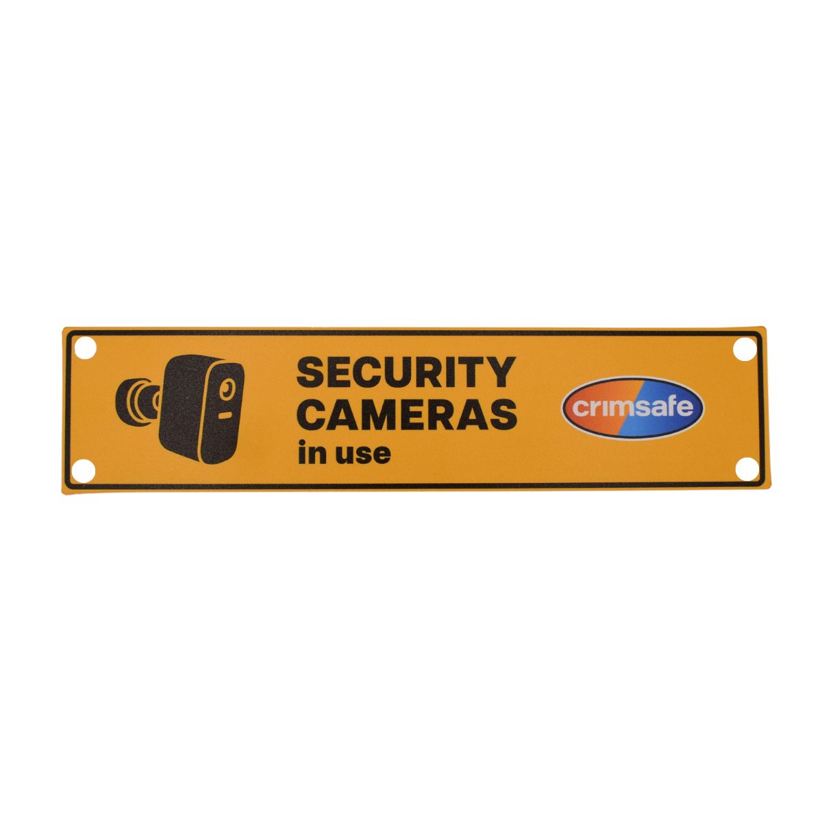 Security Cameras in Use Sign - 245x58 - Bundle of 3