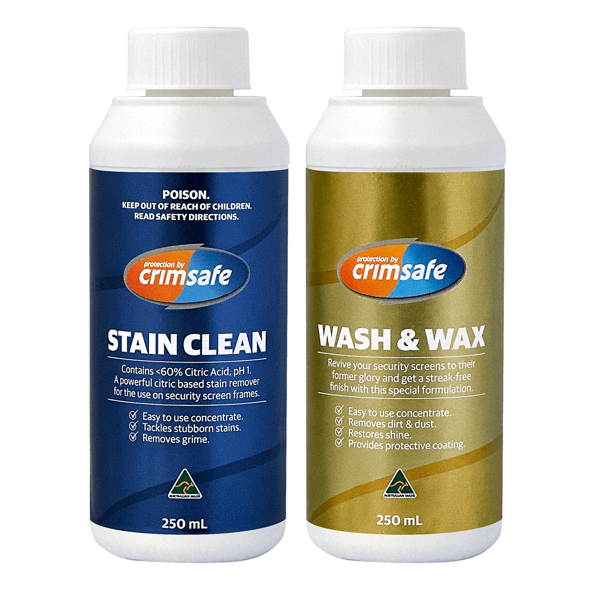 Crimsafe Cleaning Duo Pack Security Screen Cleaner Crimsafe