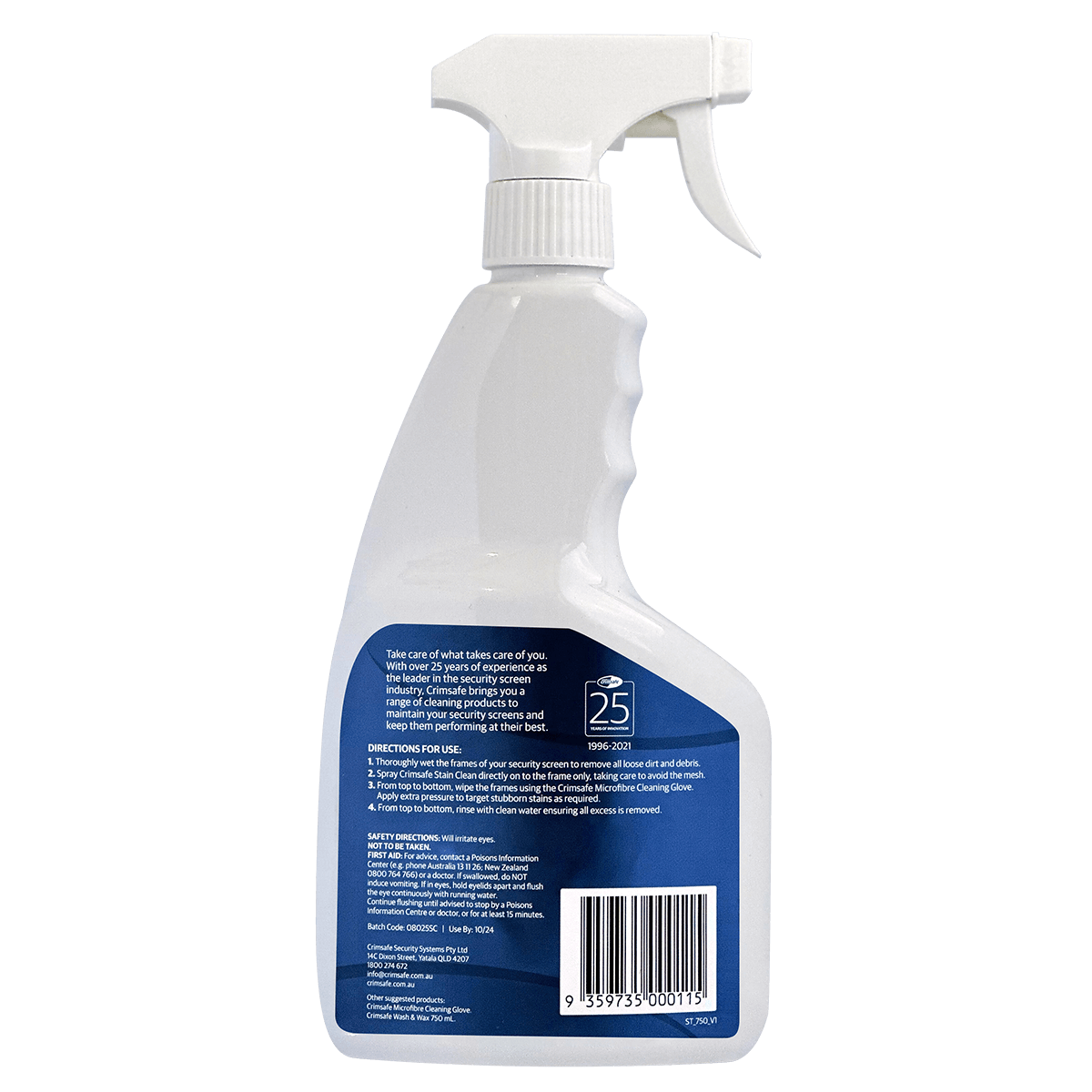 Crimsafe Stain Clean Ready to Use - 750ml