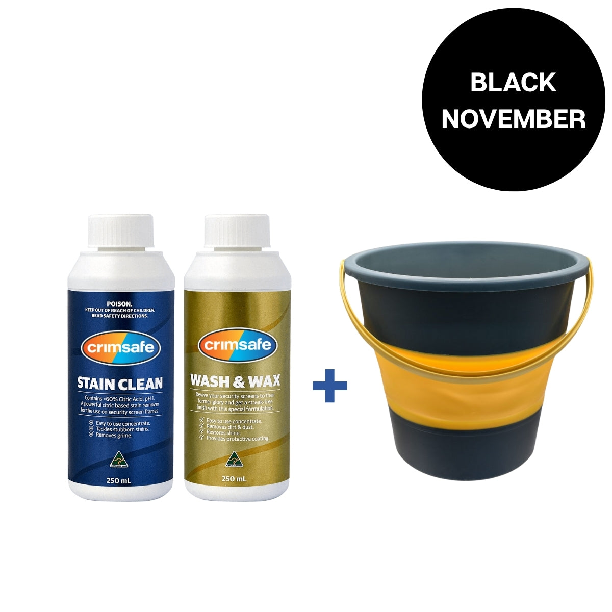 Crimsafe Duo Pack + Super Bucket