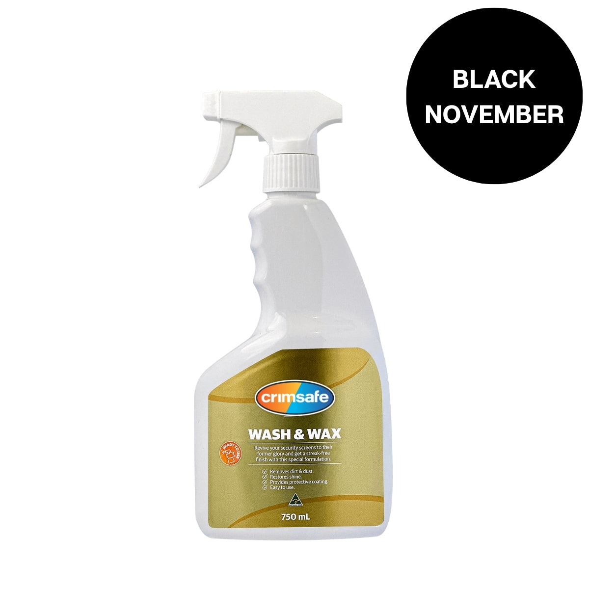 Crimsafe Wash & Wax Ready to Use - 750ml