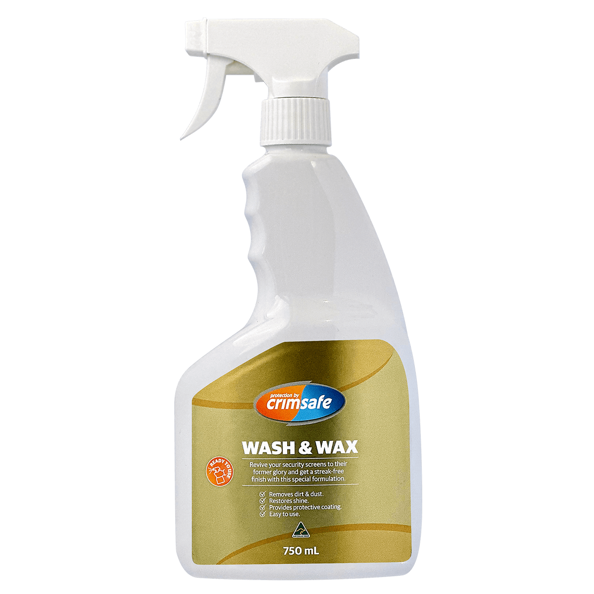 Crimsafe Wash & Wax Ready to Use - 750ml